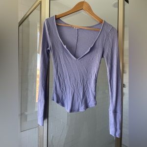 Free People Thermal Long Sleeve Top.